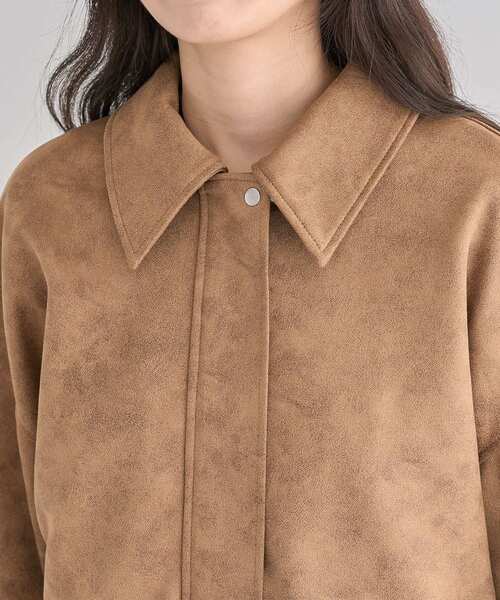 ELENCARE DUE（エレンカーレデュエ）の「・ELENCARE DUE スエードポンチブルゾン（ブルゾン・レディース・チャコールグレー/ブラウン/キャメル・FREE）」の19枚目の写真