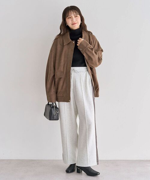 ELENCARE DUE（エレンカーレデュエ）の「・ELENCARE DUE スエードポンチブルゾン（ブルゾン・レディース・チャコールグレー/ブラウン/キャメル・FREE）」の22枚目の写真