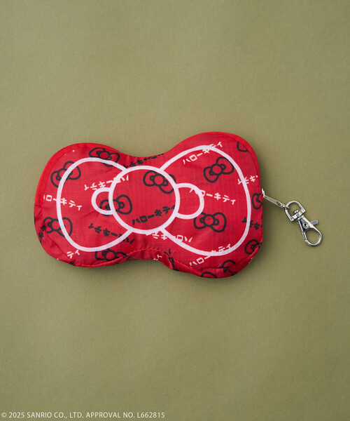 FREAK'S STORE（フリークスストア）の「SANRIO/サンリオ ”HELLO KITTY” リボン エコバッグ（エコバッグ/サブバッグ・レディース・レッド/ネイビー・ONE SIZE）」の7枚目の写真