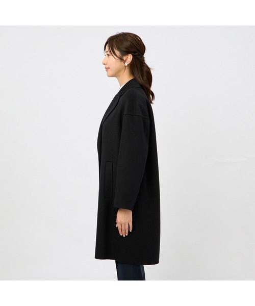 AOYAMA（アオヤマ）の「軽くて暖かいトレンド！リバーコート（ピーコート・レディース・ブラック/グレー/ネイビー・L/M）」の13枚目の写真