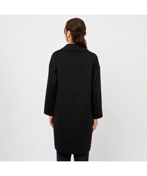 AOYAMA（アオヤマ）の「軽くて暖かいトレンド！リバーコート（ピーコート・レディース・ブラック/グレー/ネイビー・L/M）」の14枚目の写真