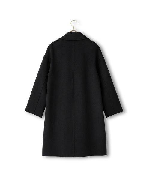 AOYAMA（アオヤマ）の「軽くて暖かいトレンド！リバーコート（ピーコート・レディース・ブラック/グレー/ネイビー・L/M）」の16枚目の写真