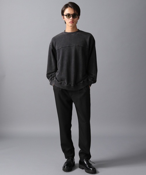 LAKOLE（ラコレ）の「ウォッシュドプルオーバー / 598731（スウェット・メンズ・ライトグレー/チャコール・LARGE/MEDIUM）」の6枚目の写真