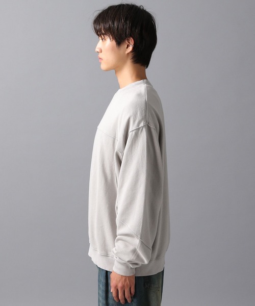 LAKOLE（ラコレ）の「ウォッシュドプルオーバー / 598731（スウェット・メンズ・ライトグレー/チャコール・LARGE/MEDIUM）」の9枚目の写真