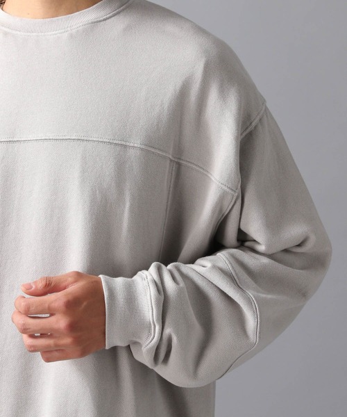 LAKOLE（ラコレ）の「ウォッシュドプルオーバー / 598731（スウェット・メンズ・ライトグレー/チャコール・LARGE/MEDIUM）」の13枚目の写真