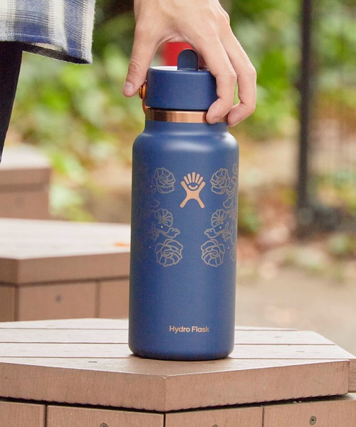 HydroFlask/ハイドロフラスク 32oz WIDE FLEX STRAW CAP 真空断熱構造