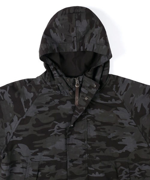 The DUFFER of ST.GEORGE（ザダファーオブセントジョージ）の「【WEB限定アイテム】SOLID/CAMO/CAMO MIX/ MOUNTAIN PARKA：ソリッド/ブラックカモ/カモミックス/ マウンテンパーカー（マウンテンパーカー・メンズ・ブラック/カモフラージュ/スミクロ・X-LARGE/LARGE/MEDIUM）」の19枚目の写真