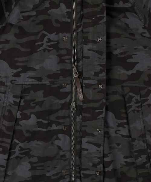 The DUFFER of ST.GEORGE（ザダファーオブセントジョージ）の「【WEB限定アイテム】SOLID/CAMO/CAMO MIX/ MOUNTAIN PARKA：ソリッド/ブラックカモ/カモミックス/ マウンテンパーカー（マウンテンパーカー・メンズ・ブラック/カモフラージュ/スミクロ・X-LARGE/LARGE/MEDIUM）」の21枚目の写真
