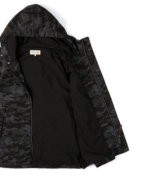 The DUFFER of ST.GEORGE（ザダファーオブセントジョージ）の「【WEB限定アイテム】SOLID/CAMO/CAMO MIX/ MOUNTAIN PARKA：ソリッド/ブラックカモ/カモミックス/ マウンテンパーカー（マウンテンパーカー・メンズ・ブラック/カモフラージュ/スミクロ・X-LARGE/LARGE/MEDIUM）」の22枚目の写真