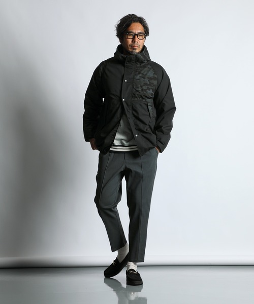The DUFFER of ST.GEORGE（ザダファーオブセントジョージ）の「【WEB限定アイテム】SOLID/CAMO/CAMO MIX/ MOUNTAIN PARKA：ソリッド/ブラックカモ/カモミックス/ マウンテンパーカー（マウンテンパーカー・メンズ・ブラック/カモフラージュ/スミクロ・X-LARGE/LARGE/MEDIUM）」の7枚目の写真