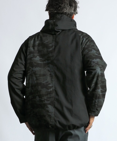 The DUFFER of ST.GEORGE（ザダファーオブセントジョージ）の「【WEB限定アイテム】SOLID/CAMO/CAMO MIX/ MOUNTAIN PARKA：ソリッド/ブラックカモ/カモミックス/ マウンテンパーカー（マウンテンパーカー・メンズ・ブラック/カモフラージュ/スミクロ・X-LARGE/LARGE/MEDIUM）」の11枚目の写真