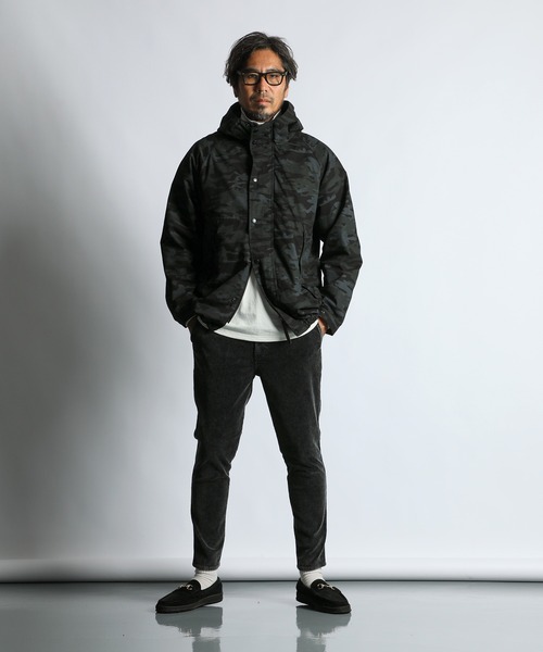 The DUFFER of ST.GEORGE（ザダファーオブセントジョージ）の「【WEB限定アイテム】SOLID/CAMO/CAMO MIX/ MOUNTAIN PARKA：ソリッド/ブラックカモ/カモミックス/ マウンテンパーカー（マウンテンパーカー・メンズ・ブラック/カモフラージュ/スミクロ・X-LARGE/LARGE/MEDIUM）」の9枚目の写真
