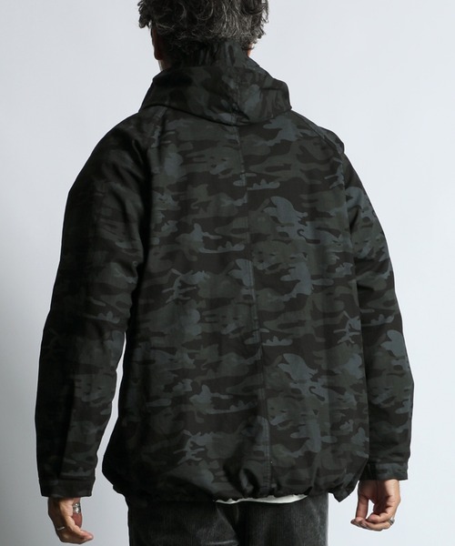 The DUFFER of ST.GEORGE（ザダファーオブセントジョージ）の「【WEB限定アイテム】SOLID/CAMO/CAMO MIX/ MOUNTAIN PARKA：ソリッド/ブラックカモ/カモミックス/ マウンテンパーカー（マウンテンパーカー・メンズ・ブラック/カモフラージュ/スミクロ・X-LARGE/LARGE/MEDIUM）」の13枚目の写真