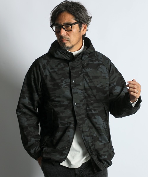 The DUFFER of ST.GEORGE（ザダファーオブセントジョージ）の「【WEB限定アイテム】SOLID/CAMO/CAMO MIX/ MOUNTAIN PARKA：ソリッド/ブラックカモ/カモミックス/ マウンテンパーカー（マウンテンパーカー・メンズ・ブラック/カモフラージュ/スミクロ・X-LARGE/LARGE/MEDIUM）」の8枚目の写真