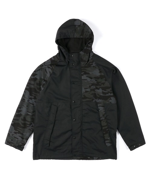 The DUFFER of ST.GEORGE（ザダファーオブセントジョージ）の「【WEB限定アイテム】SOLID/CAMO/CAMO MIX/ MOUNTAIN PARKA：ソリッド/ブラックカモ/カモミックス/ マウンテンパーカー（マウンテンパーカー・メンズ・ブラック/カモフラージュ/スミクロ・X-LARGE/LARGE/MEDIUM）」の15枚目の写真