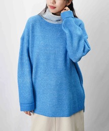 LUCA/LADY LUCK LUCA（ルカ/レディラックルカ）の「LC/LLL プレーティング畦ハイネック（ニット/セーター）」