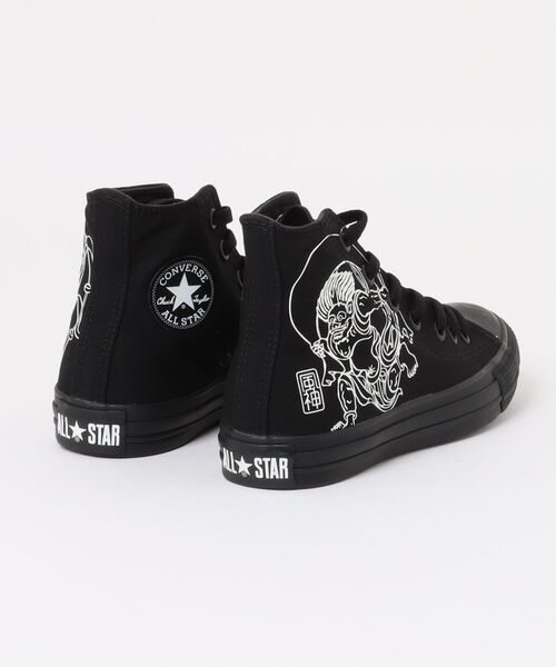 CONVERSE(コンバース)の「CONVERSE コンバース AS FUJINRAIJIN HI オールスター フウジンライジン HI 31316660 BLACK(スニーカー・メンズ・ブラック・4/4h/5/5h/6h/7/7h/8/8h/9/9h/10h/11h)」の1枚目の写真