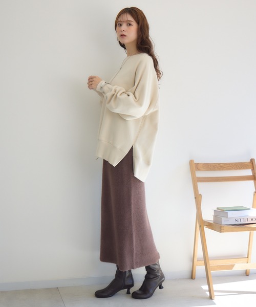 KATHARINE ROSS（キャサリンロス）の「【PILLINI/ピリーニ】フェザーニットスカート（スカート・レディース・グレー/ネイビー/ブラウン・FREE）」の13枚目の写真