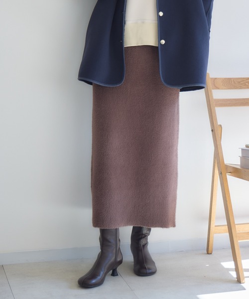 KATHARINE ROSS（キャサリンロス）の「【PILLINI/ピリーニ】フェザーニットスカート（スカート・レディース・グレー/ネイビー/ブラウン・FREE）」の15枚目の写真