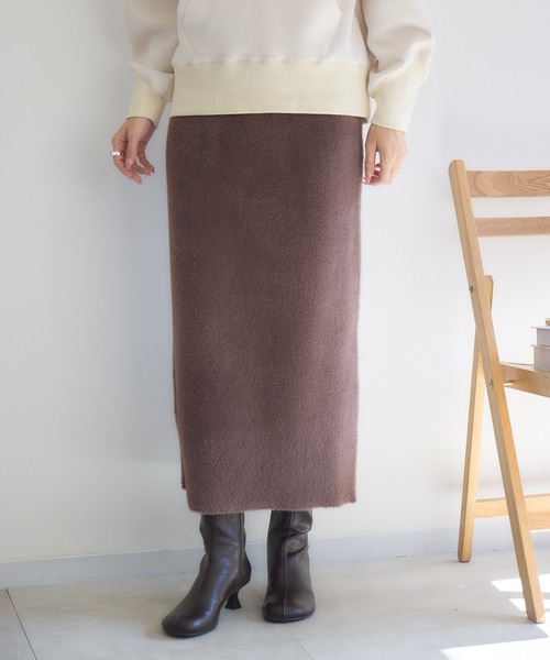 KATHARINE ROSS（キャサリンロス）の「【PILLINI/ピリーニ】フェザーニットスカート（スカート・レディース・グレー/ネイビー/ブラウン・FREE）」の16枚目の写真