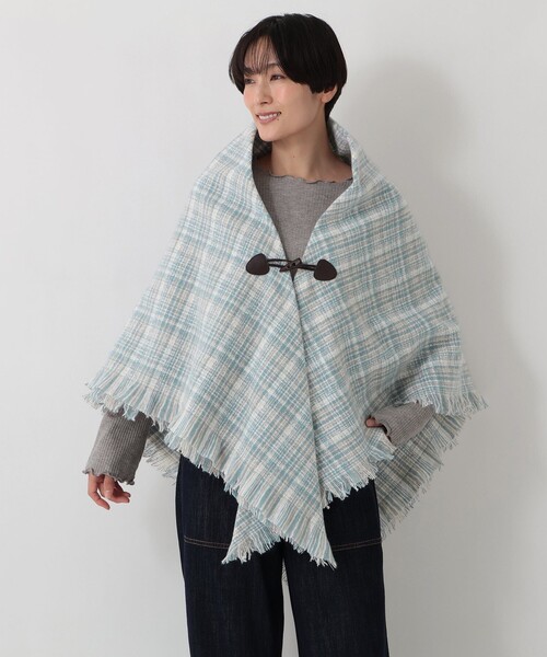 セール】チェックポンチョ（ポンチョ）｜Afternoon Tea（アフタヌーン