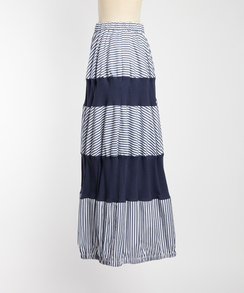 gomme(ゴム)の「ブロードリブスカート(スカート・レディース・ブラック/ネイビー・MEDIUM)」の7枚目の写真