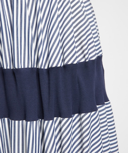 gomme(ゴム)の「ブロードリブスカート(スカート・レディース・ブラック/ネイビー・MEDIUM)」の10枚目の写真