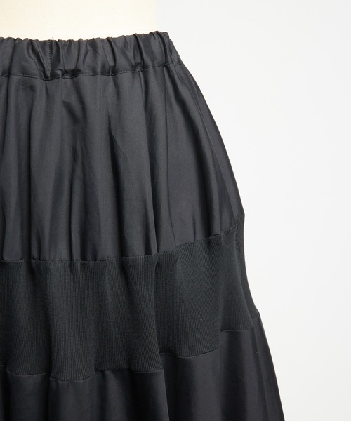 gomme(ゴム)の「ブロードリブスカート(スカート・レディース・ブラック/ネイビー・MEDIUM)」の15枚目の写真