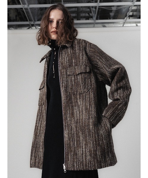 セール】TWEED PADDED JACKET（その他アウター）｜ELCHELE（エルチェレ