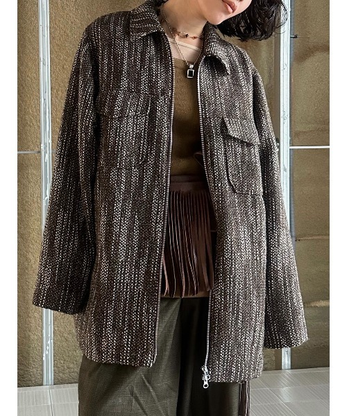 セール】TWEED PADDED JACKET（その他アウター）｜ELCHELE（エルチェレ