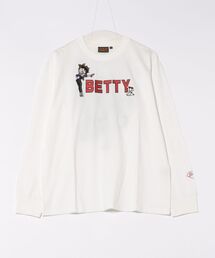 LOWBLOW KNUCKLE / ローブローナックル / BETTY BOOP / ぶっちぎりセクシーヤンキーBETTY ロンT (M2)