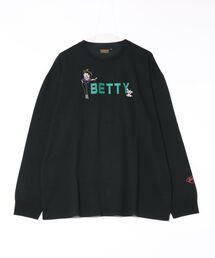 BETTY BOOP | LOWBLOW KNUCKLE / ローブローナックル / BETTY BOOP / ぶっちぎりセクシーヤンキーBETTY ロンT (M2)(Tシャツ/カットソー)