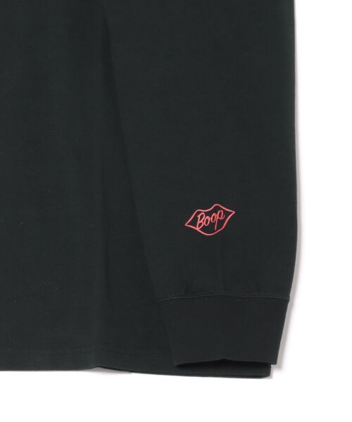 BETTY BOOP（ベティ・ブープ）の「LOWBLOW KNUCKLE / ローブローナックル / BETTY BOOP / ぶっちぎりセクシーヤンキーBETTY ロンT (M2)（Tシャツ/カットソー・メンズ・ブラック/ラベンダー/ホワイト・XL/XXL/L/M）」の5枚目の写真