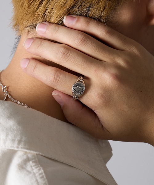 MAISON CLUB(メゾンクラブ)の「【MAISON CLUB】mors certa hora incerta Ring FreeSize / フリーサイズ /シルバー925/Silver925 KUN(リング・メンズ・シルバー・FREE)」の6枚目の写真