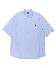 Oxford Retro Bear Short Sleeve Shirt SKY BLUE (LP2YU351-052)