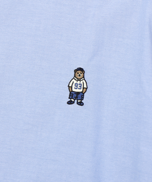 DISTN9NE（ディストナイン）の「Oxford Retro Bear Short Sleeve Shirt SKY BLUE (LP2YU351-052)（シャツ/ブラウス・メンズ・その他・100/105/95/90）」の4枚目の写真