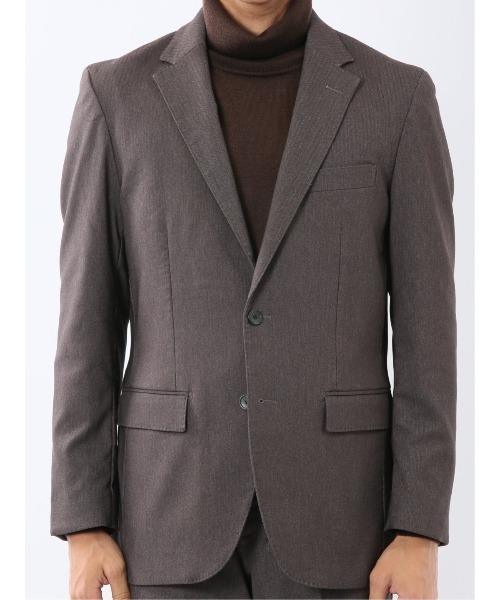 TAKA-Q(タカキュー)の「【ストレッチ ウォッシャブル】タカキュー 2ボタン ジャケット 茶(セットアップ可能)(スーツジャケット・メンズ・ダークウッド・LARGE/X-LARGE/3L/MEDIUM/S)」の12枚目の写真