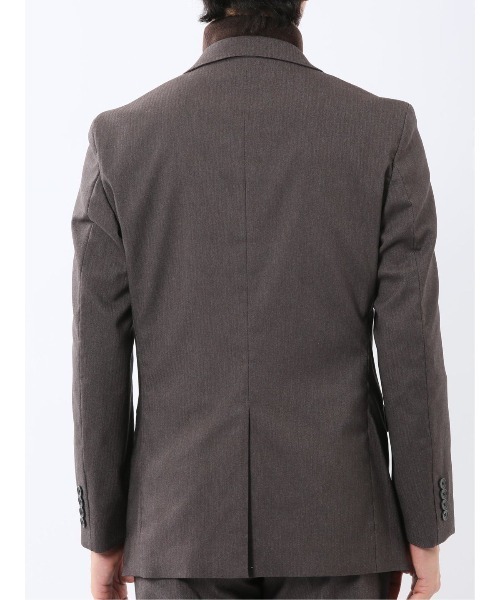 TAKA-Q(タカキュー)の「【ストレッチ ウォッシャブル】タカキュー 2ボタン ジャケット 茶(セットアップ可能)(スーツジャケット・メンズ・ダークウッド・LARGE/X-LARGE/3L/MEDIUM/S)」の4枚目の写真