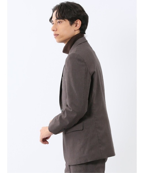 TAKA-Q(タカキュー)の「【ストレッチ ウォッシャブル】タカキュー 2ボタン ジャケット 茶(セットアップ可能)(スーツジャケット・メンズ・ダークウッド・LARGE/X-LARGE/3L/MEDIUM/S)」の7枚目の写真