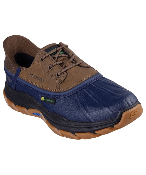 SKECHERS(スケッチャーズ)の「ジョンディア:スケッチャーズ スリップインズ リスペクテッド - タンジール(ブーツ・メンズ・ネイビー/チャコールグレー×ブラック・25cm/26cm/27cm)」の1枚目の写真