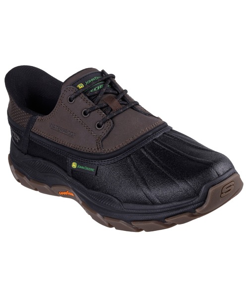 SKECHERS(スケッチャーズ)の「ジョンディア:スケッチャーズ スリップインズ リスペクテッド - タンジール(ブーツ・メンズ・ネイビー/チャコールグレー×ブラック・25cm/26cm/27cm)」の2枚目の写真
