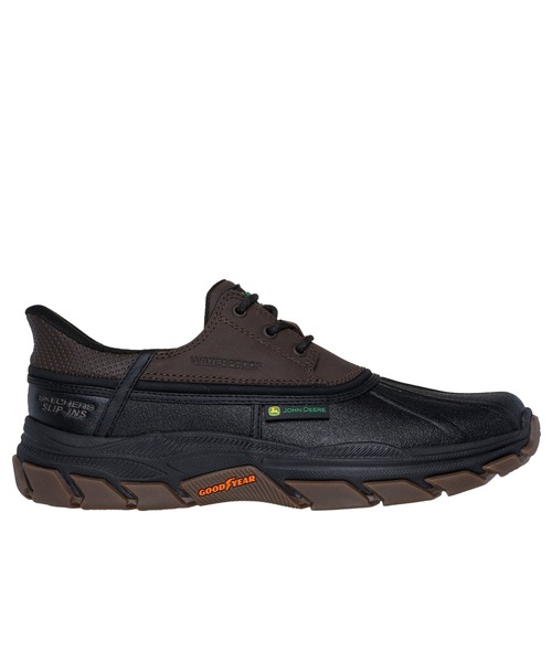 SKECHERS(スケッチャーズ)の「ジョンディア:スケッチャーズ スリップインズ リスペクテッド - タンジール(ブーツ・メンズ・ネイビー/チャコールグレー×ブラック・25cm/26cm/27cm)」の4枚目の写真