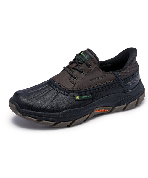SKECHERS(スケッチャーズ)の「ジョンディア:スケッチャーズ スリップインズ リスペクテッド - タンジール(ブーツ・メンズ・ネイビー/チャコールグレー×ブラック・25cm/26cm/27cm)」の7枚目の写真