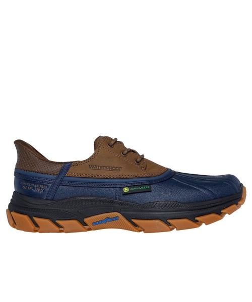 SKECHERS(スケッチャーズ)の「ジョンディア:スケッチャーズ スリップインズ リスペクテッド - タンジール(ブーツ・メンズ・ネイビー/チャコールグレー×ブラック・25cm/26cm/27cm)」の9枚目の写真