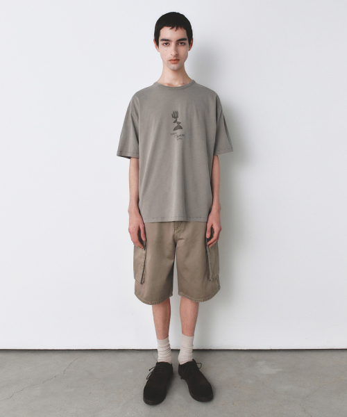 INSILENCE(インサイロンス)の「ダイングカーゴチノショーツ BEIGE(デニムパンツ・レディース・その他・SMALL/MEDIUM/LARGE)」の4枚目の写真