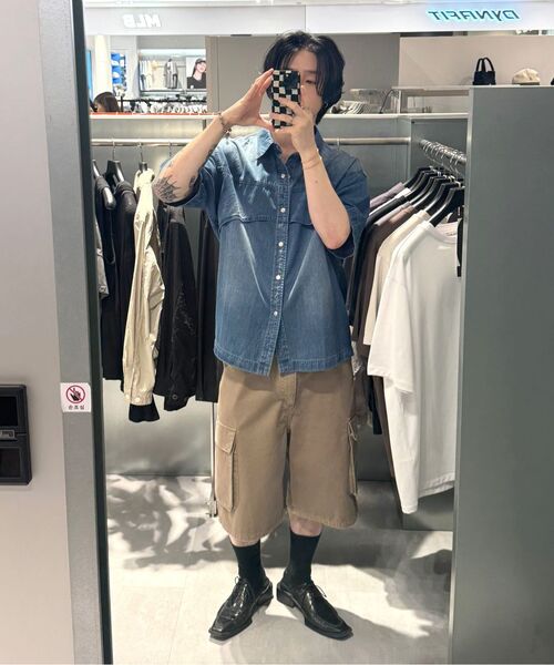 INSILENCE(インサイロンス)の「ダイングカーゴチノショーツ BEIGE(デニムパンツ・レディース・その他・SMALL/MEDIUM/LARGE)」の15枚目の写真