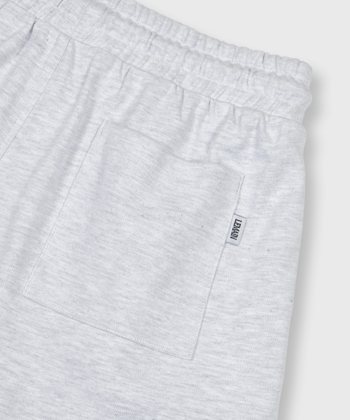 LEMAIN SECOND（リメインセカンド）の「ONE-TUCK WIDE CARGO SWEAT PANTS [WHITE MELANGE] - FLEECE ver（スウェットパンツ・レディース・その他・MEDIUM/LARGE/X-LARGE/SMALL）」の7枚目の写真