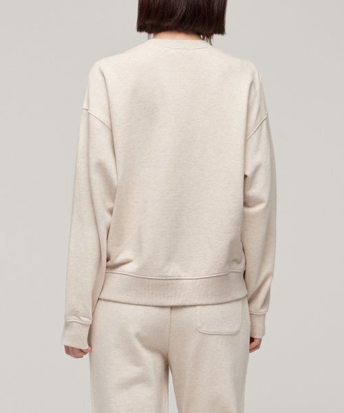 MUSINSA STANDARD WOMAN（ムシンサスタンダードウーマン）の「ウィメンズセミオーバーサイズスウェットシャツ[ヘッダーベージュ]（スウェット・レディース・その他・SMALL/MEDIUM/LARGE/X-SMALL）」の2枚目の写真