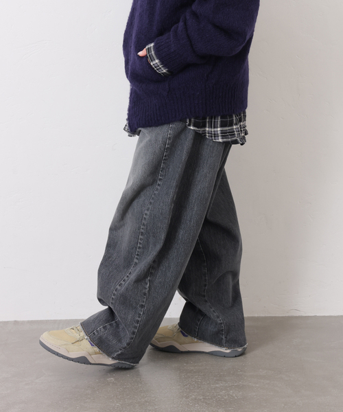 JOURNAL STANDARD LUXE（ジャーナルスタンダード　ラックス）の「13OZデニム スウィッチパンツ（BLK）（デニムパンツ・レディース・ブラック・SMALL/MEDIUM）」の16枚目の写真