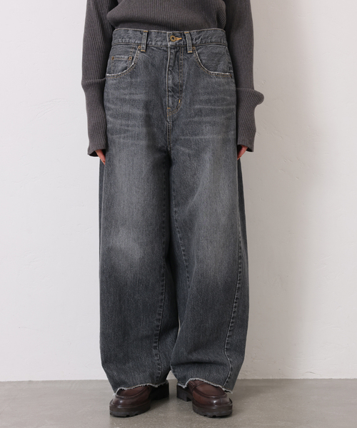 JOURNAL STANDARD LUXE（ジャーナルスタンダード　ラックス）の「13OZデニム スウィッチパンツ（BLK）（デニムパンツ・レディース・ブラック・SMALL/MEDIUM）」の14枚目の写真